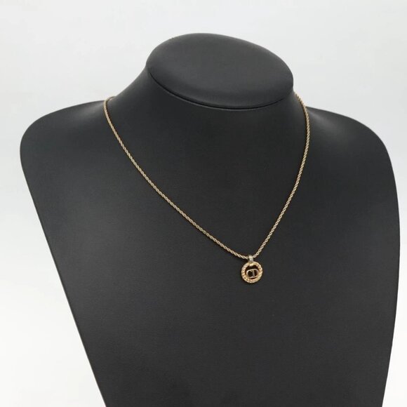 Christian Dior Necklace Metal Gold Tone Auth 142058 - Picture 16 of 16